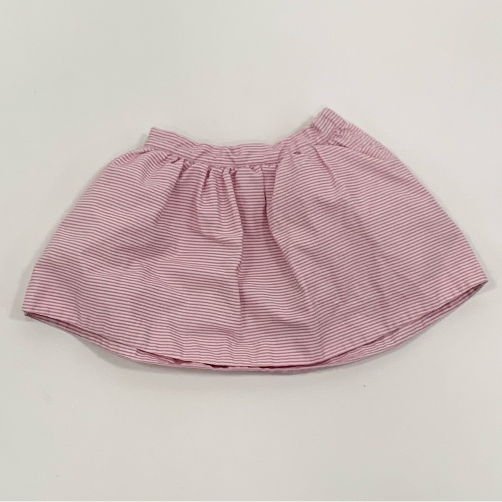 Janie and Jack Skirt Girls 18-24 M Pink White Striped
